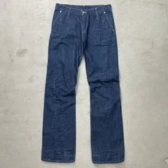 00年代 Levi's ユーロリーバイス ENGINEERED JEANS 立体裁断 変形デニムパンツ 濃紺 メンズW29相当 レディース 