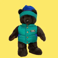 L.LBean ヴィンテージ フード付きクマぬいぐるみ