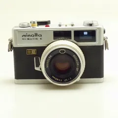 【動作確認、清掃済】minolta HI-MATIC E 皮ケース付き 2025年最新】minolta hi-matic-eの人気アイテム - メルカリ