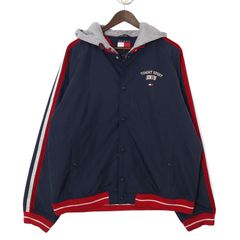 希少 ラルフローレン TEAM USA ナイロンジャケット 短丈 ネイビー L
