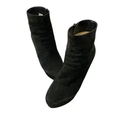 クリスチャン ルブタン christian Louboutin ショートブーツ スウェード ピンヒール レディース靴 ブーツ その他 ブラック サイズ 37 1/2サイズ 201-shoes1395