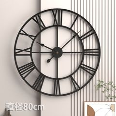 壁掛け時計 直径80ｃｍ 静音タイプ 20db以下 大きくて見やすい オシャレ 枠なし インテリア リビング用 オフィス用 事務所用