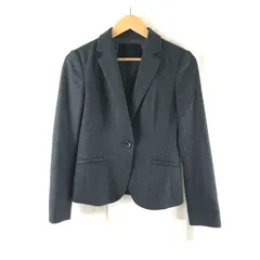 アンタイトル UNTITLED ジャケット スリット袖 ボタン 日本製 ダークグレー系 2サイズ 951029