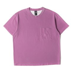 【美品】Supreme シュプリーム Tシャツ サイズ:M / 21SS THE NORTH FACE 顔料プリント ポケット Tシャツ (Pigment Printed Pocket Tee) / ピンク / トップス カットソー 半袖【メンズ】【中古】