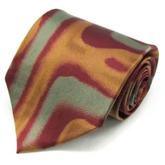 ピエールカルダン ブランド ネクタイ シルク 総柄 メンズ レッド Pierre Cardin 【中古】