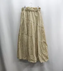 ◇ Θ CIAOPANIC TYPY チャオパニックティピー ロング フレア スカート サイズF ベージュ系 レディース E  【1412260039673】