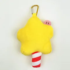 星のカービィ スターロッド カラビナ付き ぬいぐるみファスナーマスコット