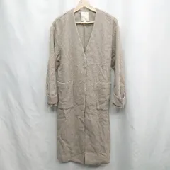 ◇ ⊇ B:MING by BEAMS ビーミング by ビームス 無地 長袖 ロングコート サイズS ライトグリーン系 レディース E  【1505130007978】のサムネイル