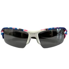 美品 Oakley オークリー FLAK2.0 度なし サングラス アイウェア マルチカラー メンズ 古着 中古 USED