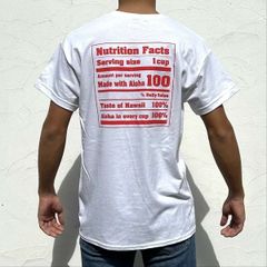 ★2025新作★人気★希少品 LION COFFEE NUTRITION LABEL  ホワイト S~XLサイズ 送料無料 SST-LC-ALWT