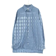 LOEWE (ロエベ) 22AW ブルームーン カレンダー パターン 長袖デニムシャツ ブルー H616Y13X01のサムネイル