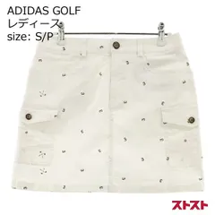 ADIDAS GOLF アディダスゴルフ スカート 総柄 ホワイト系 S/P [240001907358]#