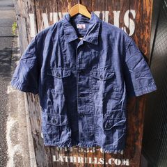 【Hollywood Ranch Market】 ハリウッドランチマーケット ハリラン サファリシャツ 半袖シャツ 1(S)