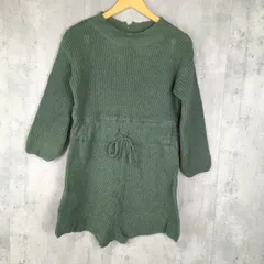 ふんわりニットロンパース レディース 秋冬 長袖 体型カバー 脚長効果 ニットセットアップ風 オールインワン ルームウェア ベージュ 韓国ファッション 大人可愛い シンプル ナチュラル 低身長 高身長 きれいめ カジュアル 部屋着 [1188]