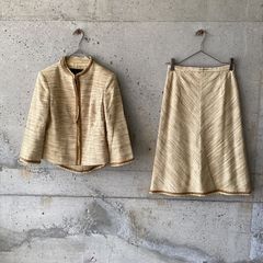 ルーニィLOUNIE３点セット　ジャケット、ノースリーブブラウス、スカート