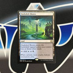 【MTG】EN《闇滑りの岸/Darkslick Shores》[ONE] 土地R