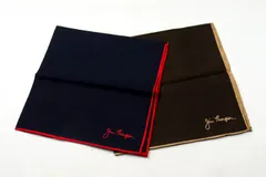 ジムトンプソン ハンカチ 2点セット 無地 シルク タイ製 ブランド まとめて 小物 レディース JIM THOMPSON 【中古】