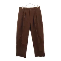 【美品】NEAT 2タックスラックス　デニム　薄手 44 コットン　シャンブレー 美品】NEAT 2タックスラックス デニム 薄手 44 コットン