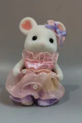 エポック社 シルバニアファミリー 森のお家くじDX どきどきフレンズ-ゆめいろマリン- C.マシュマロネズミの女の子 キャサリン