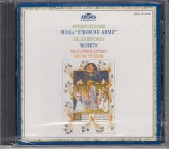 [CD/Polydor]アントワーヌ・ビュノワ(c.1430-1492):ミサ曲「ロム・アルメ」&ジル・バンショワ(c.1400-1460):モテトゥス「創り主なる精霊よ来り給え」&ミサ断片「アニュス・デイ」他/B.ターナー&プロ・カンティオーネ・アンティクヮ