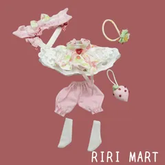 オビツ11　ヘッドアクセ+チュニック+ボトムス+靴下+バッグやネックレス2個　ねんどろいどどーる　ドレス