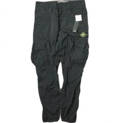 STONE ISLAND ストーンアイランド 23SS NYLON METAL TAPERED CARGO PANTS ナイロンメタルテーパードカーゴパンツ 781530919 32 BLACK IN ECONYL REGENERATED NYLON ボトムス