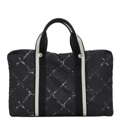 シャネル 旧トラベルライン ビジネスバッグ ブリーフケース ブラック ナイロン レディース CHANEL【1-0182642】のサムネイル