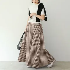 ☆ ブラウン ☆ Mサイズ ☆ スカート スカート ロング フレア ロングスカート フレアスカート ロング丈 ふんわり カジュアル ゆったり 体型カバー ボトムス かわいい 学生 OL 通勤 通学 大人