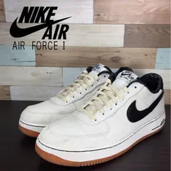 NIKE AIR FORCE 1 '07 LOW ナイキ エア フォース 1 '07 ロー キャンバス ホワイト ブラック 29cm U07864 579927-100