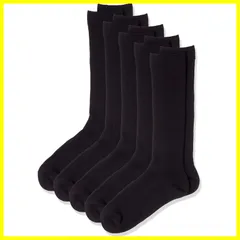 【人気商品】，【特価商品】，【特価】5足組 吸水速乾 ガールズ 抗菌防臭 ネイビー スクールソックス【ハイソックス丈】通学 19(19-21cm) [フクスケ]