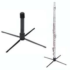 フルートスタンド 折りたたみ 4脚 フルート立て 楽器スタンド 収納 保管 三脚 ディスプレイ 持ち運び[定形外郵便、送料無料]mer005のサムネイル