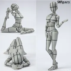 S.H.Figuarts(フィギュアーツ) ボディちゃん -矢吹健太朗- ワイヤーフレーム(Gray Color Ver.) ノンスケール彩色済可動フィギュア BANDAI SPIRITS未開封正規品