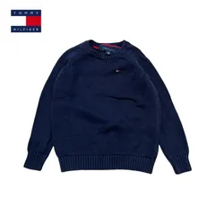 783◯ TOMMIY HILFIGER セーター　ニット　ネイビー　4-5