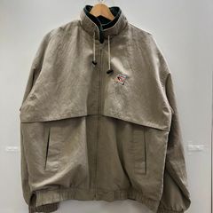 California カリフォルニア vintage ヴィンテージ ナイロンジャケット ブルゾン スウィングトップ フルジップアップ 90’s UAS製 メンズ XL 90年代 ベージュ グリーン