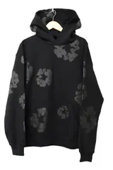 DENIM TEARS デニムティアーズ MONO COTTON WREATH SWEAT SHIRT モノ コットン リース スウェット シャツ プルオーバー パーカー L  黒 ブラック ブランド古着ベクトル 中古☆AA★250524