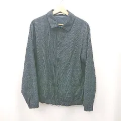 ◇ ⊇ ZARA ザラ チェック柄 スナップボタン 長袖 ジャンパー サイズM ネイビー系 メンズ E  【1506190004532】