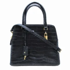 【美品】Samantha Thavasa クロコ型押し ハンドバッグ 高級感 美品】Samantha Thavasa クロコ型押し レザーショルダーバッグ