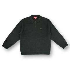 【新品未使用】Small Box Polo Sweater Navy Mサイズ Supreme - SUPREME シュプリーム 24AW Small Box Polo Sweater