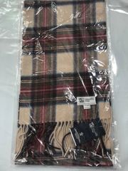 新品、未使用 在庫処分 Johnstons ジョンストンズ ストール マフラー ギフト WA000016 CASHMERE TARTANS SCARF 180×25cm カシミヤ HESSIAN　DRESS　STEWART