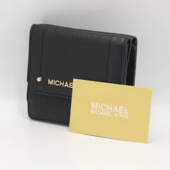 美品 マイケルコース ブラックカラー 折財布 メンズ/レディース KRK 2000000 NSK