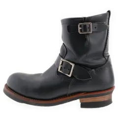 10年製　レッドウィング 2976 ショート エンジニア 黒 ブラッククローム RED WING SHORT ENGINEER 2976(5(23.0cm) BLACK): Red Wing
