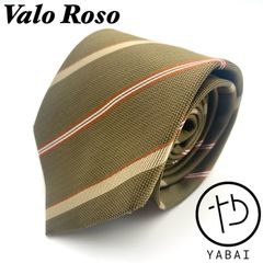 Valo Roso ヴァロロッソ　ネクタイ　金 ゴールド ストライプ レジメンタル
