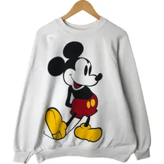 古着 ビッグサイズ 90年代 Disney DESIGNS MICKEY MOUSE ミッキーマウス キャラクタースウェットシャツ トレーナー USA製/eaa544655