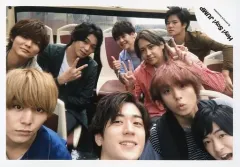 【中古】生写真(ジャニーズ) Hey! Say! JUMP/集合(9人)/バストアップ・座り・八乙女両手ピース・高木右手ピース・伊野尾口すぼめ/海外(香港)オフショット/公式生写真