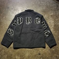 Supreme 25ss Old English Canvas Work Jacket S シュプリーム オールドイングリッシュ キャンバス ワークジャケット