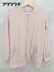 ◇ AS KNOW AS PINKY アズノゥアズピンキー 長袖 ジップアップ ジャケット ブルゾン ピンク レディース 【中古】 【1002802453854】のサムネイル
