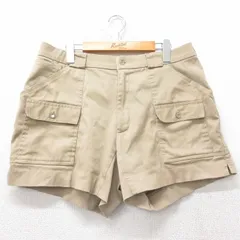 W35/古着 エルエルビーン LLBEAN ショート ブッシュ パンツ ショーツ メンズ 80s SPORTIF ベージュ カーキ spe 25jun26 中古 ボトムス 短パ