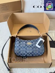 【今日特価】COACH Teri シリーズ アンダーアームバッグ 24×13cm サザエスキンプレス