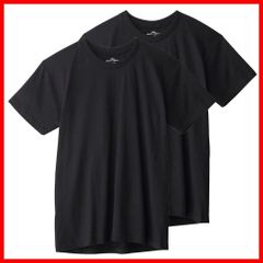 【人気商品】天竺 綿100% 2枚組 クルーネック メンズ 半袖 Tシャツ [ボディワイルド]
