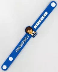【中古】アクセサリー(非金属)(男性) 登坂広臣 ゴムブレス(ブルー) 「三代目J Soul Brothers LIVE TOUR 2017 ”UNKNOWN METROPOLIZ”」 会場限定カプセル景品